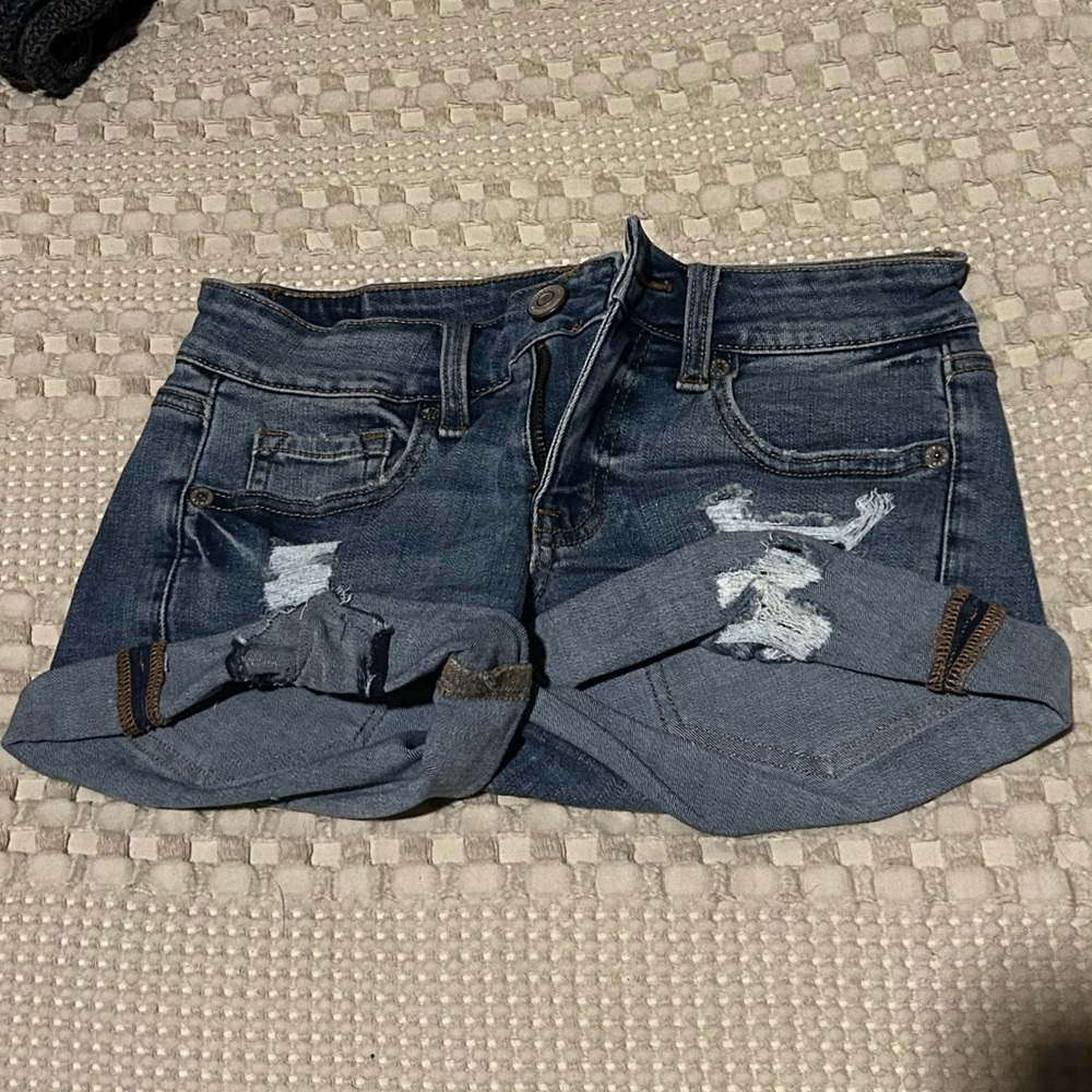 Aeropostale Low Rise Denim Shorts